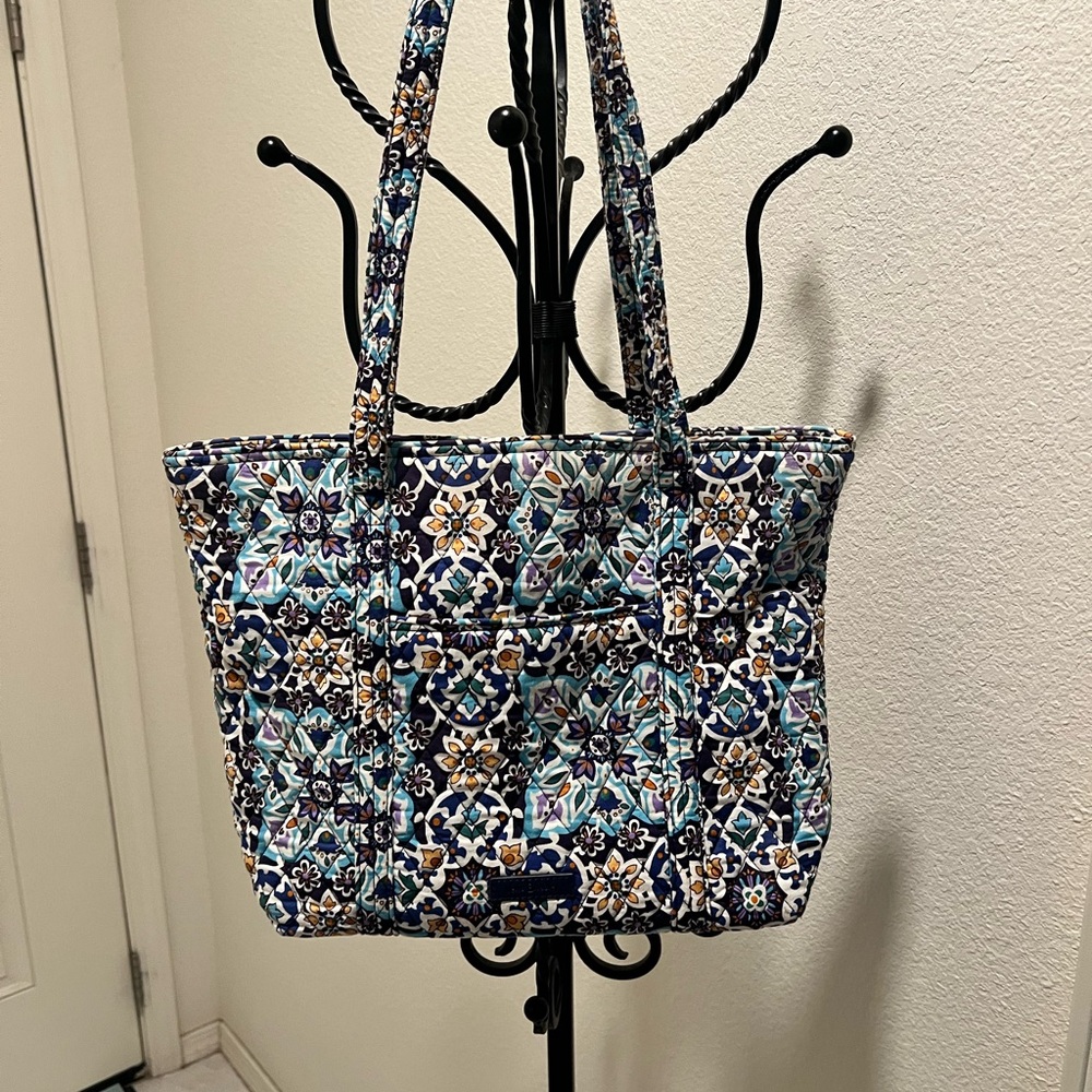 Vera Bradley Mosaic Pattern Tote PLUS Matching Wallet